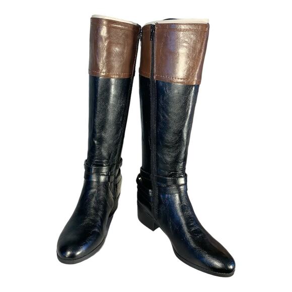 Unisa Women's Tereza Black and Brown Western Boots 10 - Picture 1 of 10